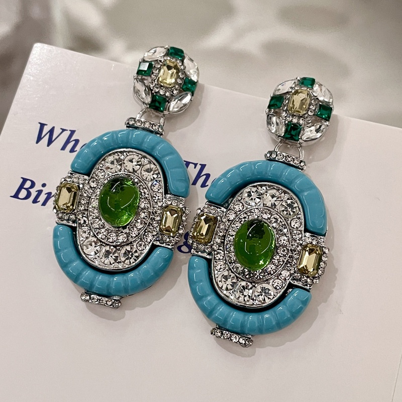 Women'S Fashion Victorian Era - Orecchini Pendenti Vintage in Argento con