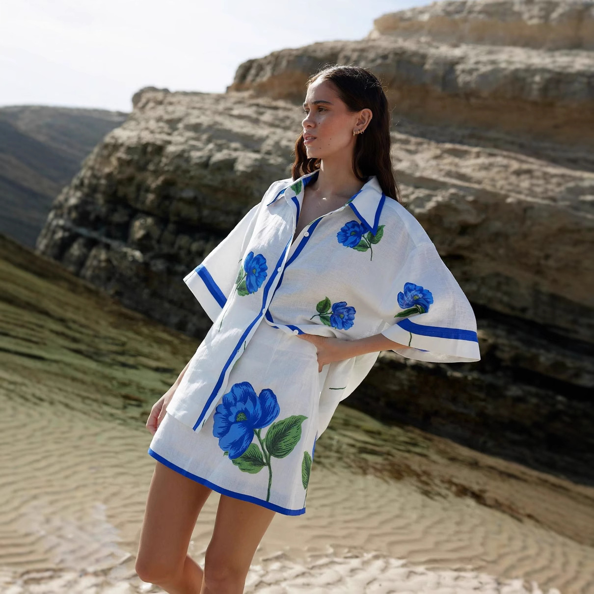 Printed Wrap Skirt - Completo da donna casual estivo due