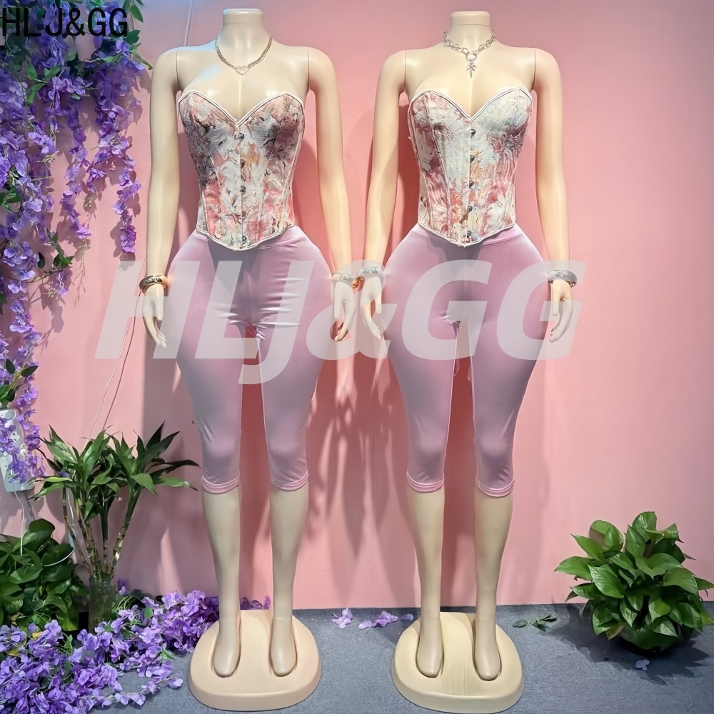 Corset Top Boned - HLJ&GG Sexy Top Corsetto Vintage Stile