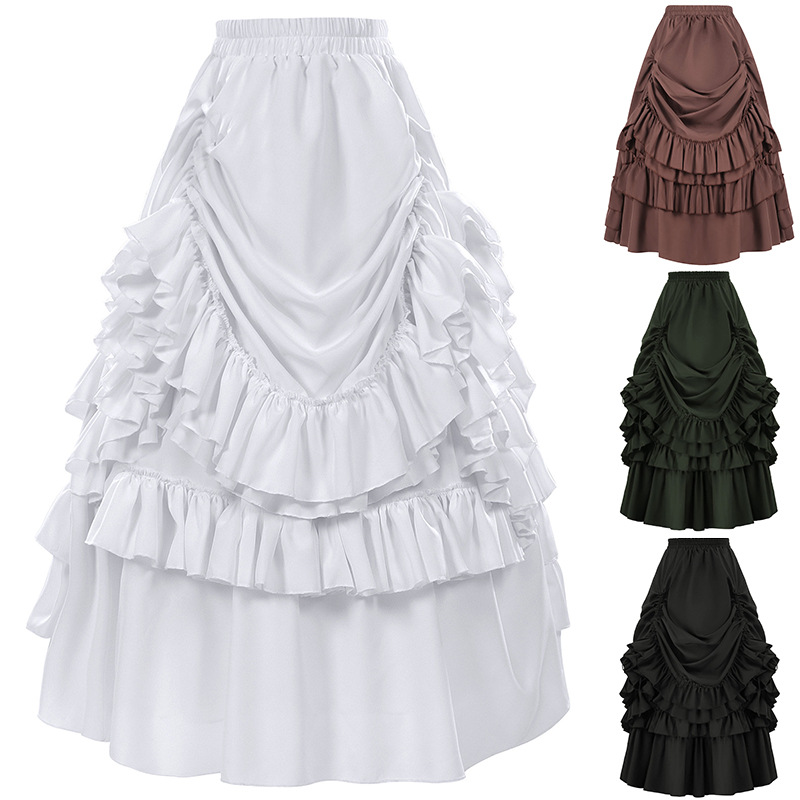Women'S Fashion Victorian Era - Gonna Corta in Stile Gotico Retrò