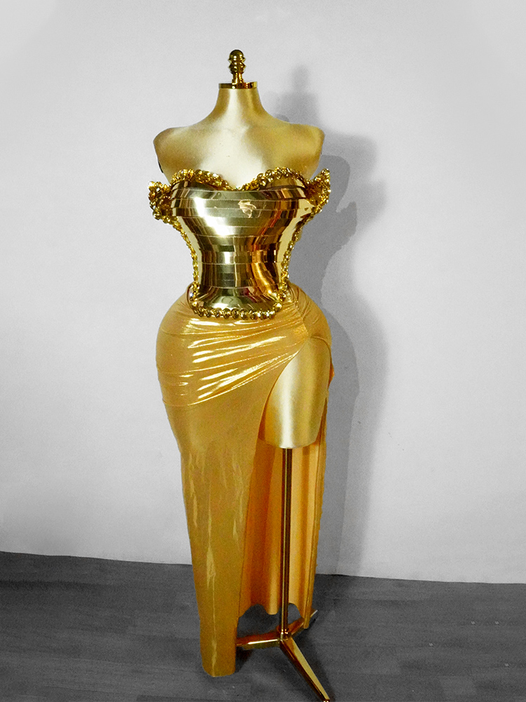 Women'S Day Fashion Show - sfilata di moda cristalli Top lungo