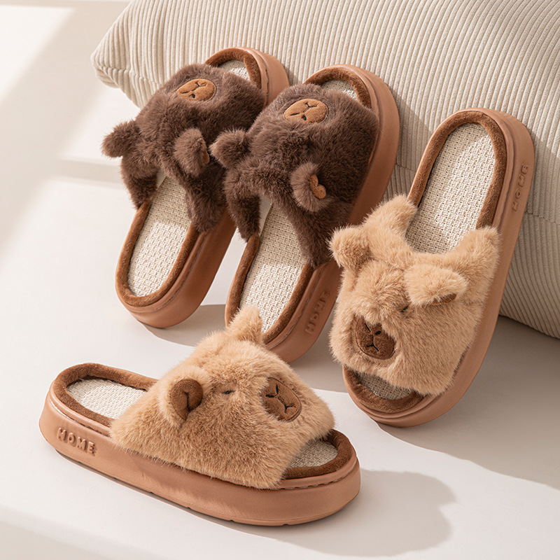 Women Fashion Store - Ciabatte da donna in canapa con