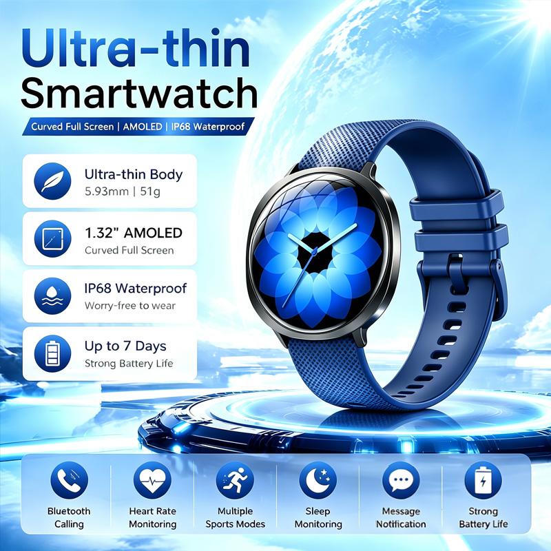 Women Fashion Week 2026 - Nuovo Smartwatch M301 con Schermo AMOLED