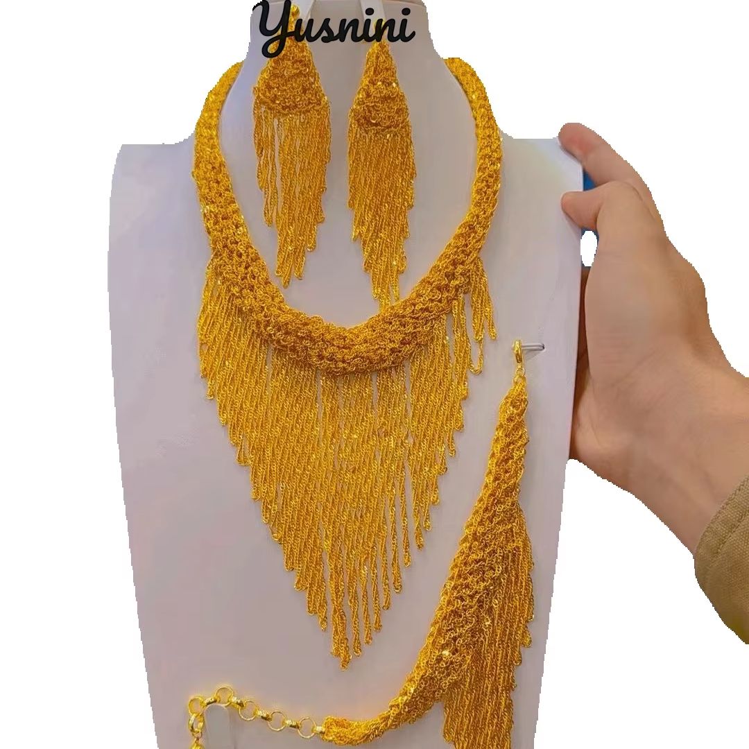 Women'S Fashion Rings Gold - Nuovo Set di Gioielli da Sposa