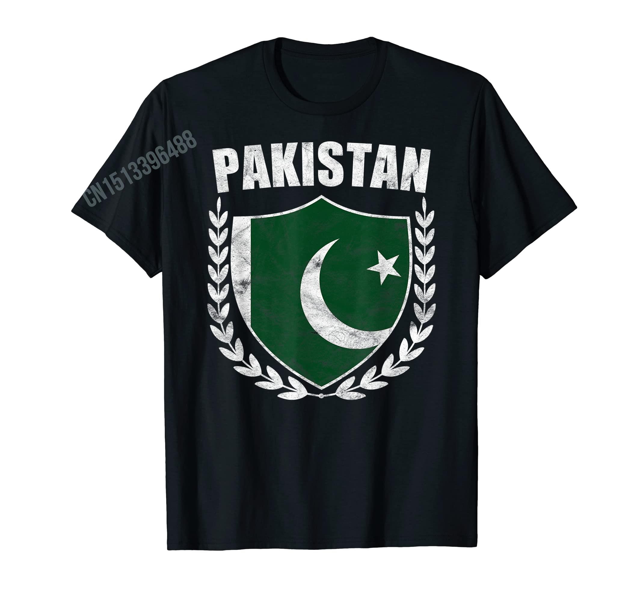 Women Fashion Pakistan - T-shirt pakistana con bandiera pakistana vintage