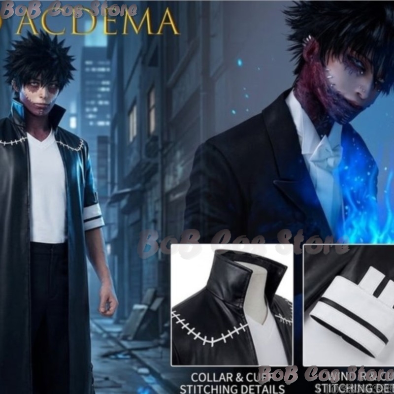 Belted Shirt Dress - Costume Cosplay My Acdeia Dabi, Giacca