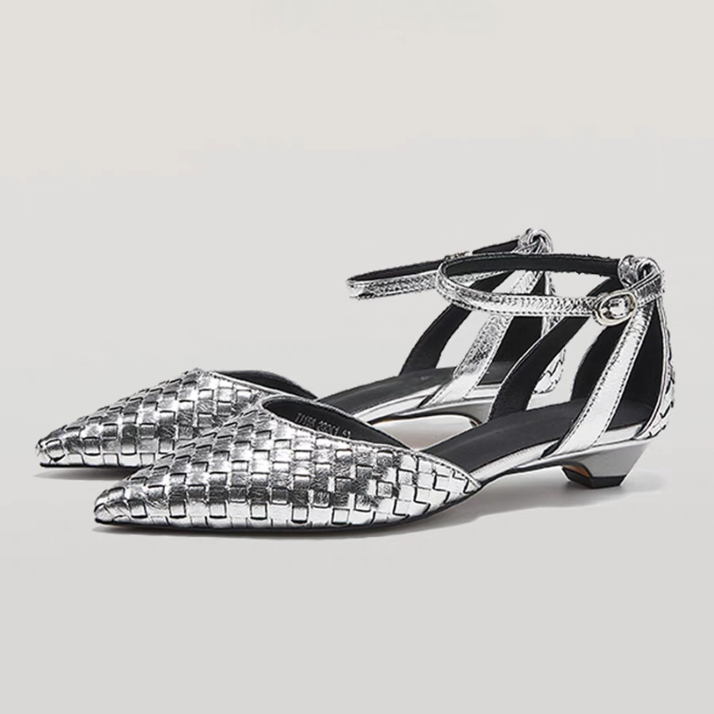 Women'S Fashion Brand Shoes - Punta a punta Tacchi bassi Donna