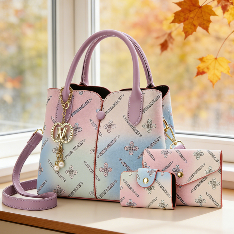 Crossbody Bag Women - Set di Tre Borse Sfumate per