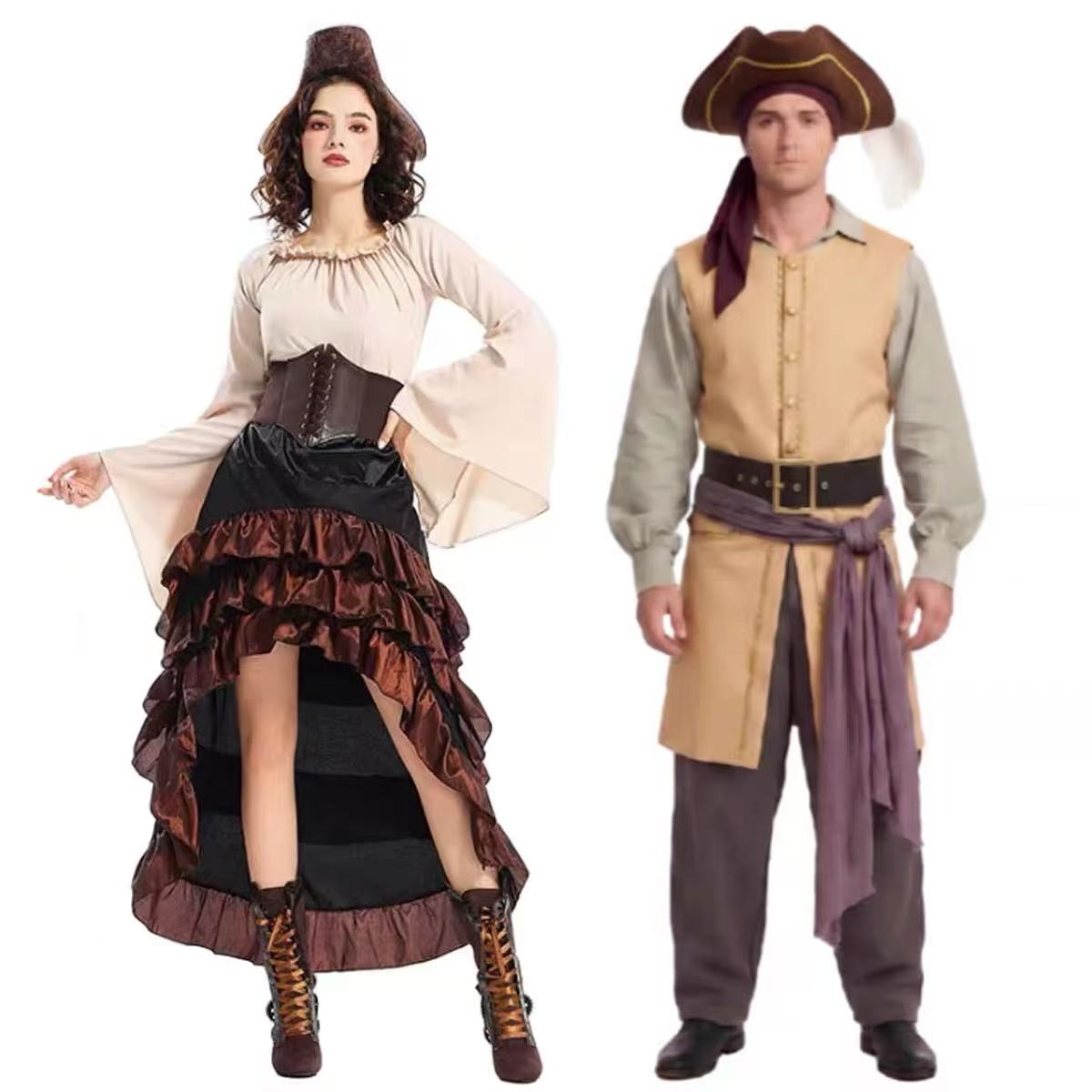 Belted Shirt Dress - Costume da Pirata Captain Clark di