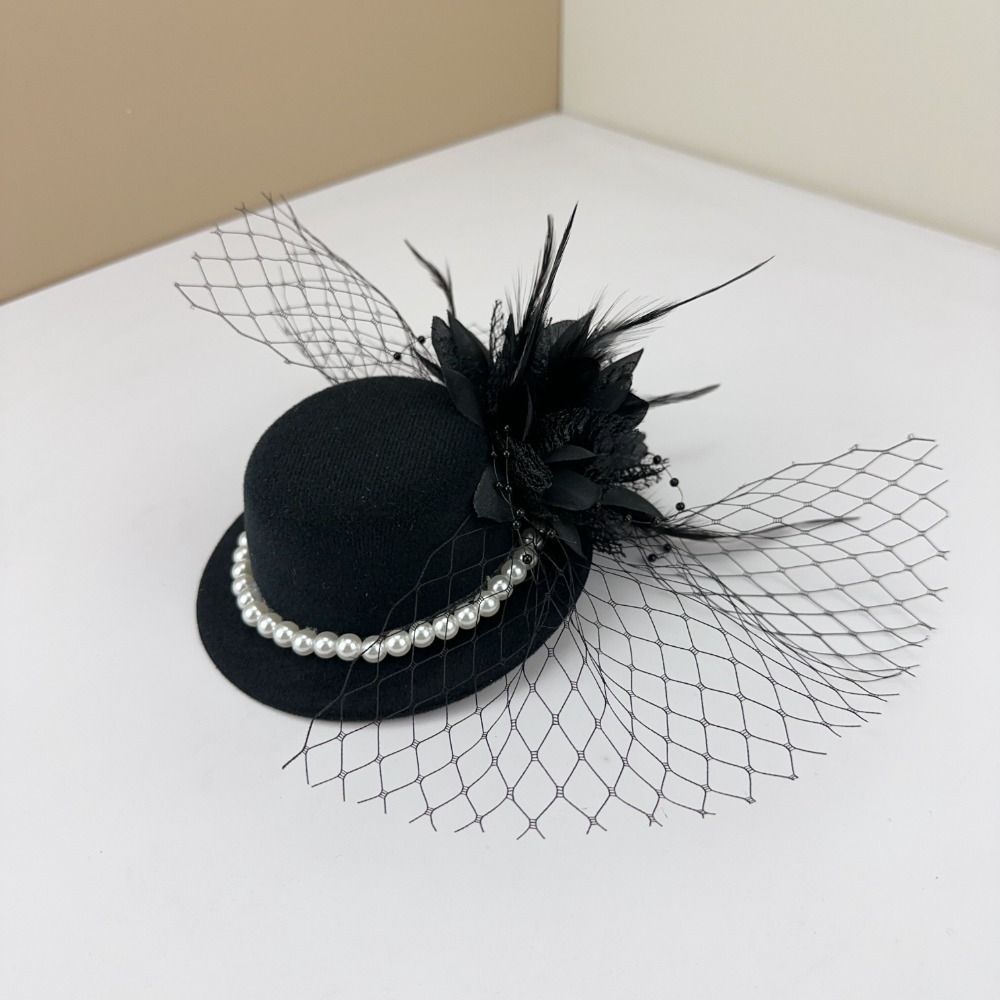 Women'S Fashion In The 1920S - Elegante Fascinator Vintage con Perle, Copricapo