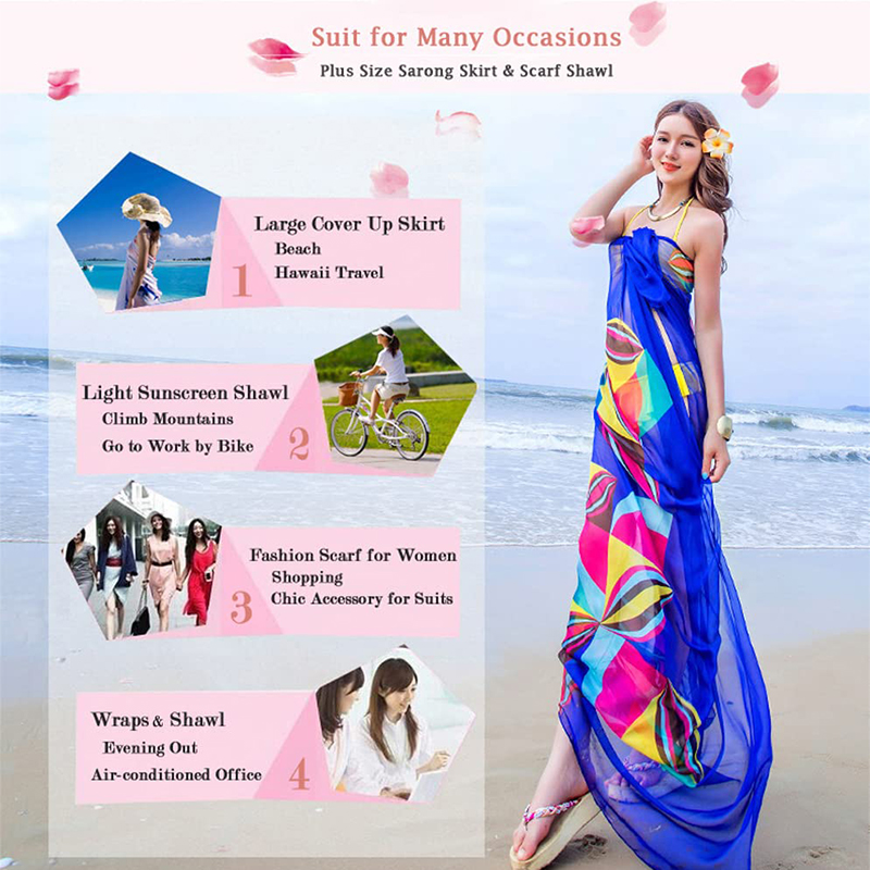 Sciarpa Pareo da donna Pigiama - Printed Wrap Skirt recensione e prezzo