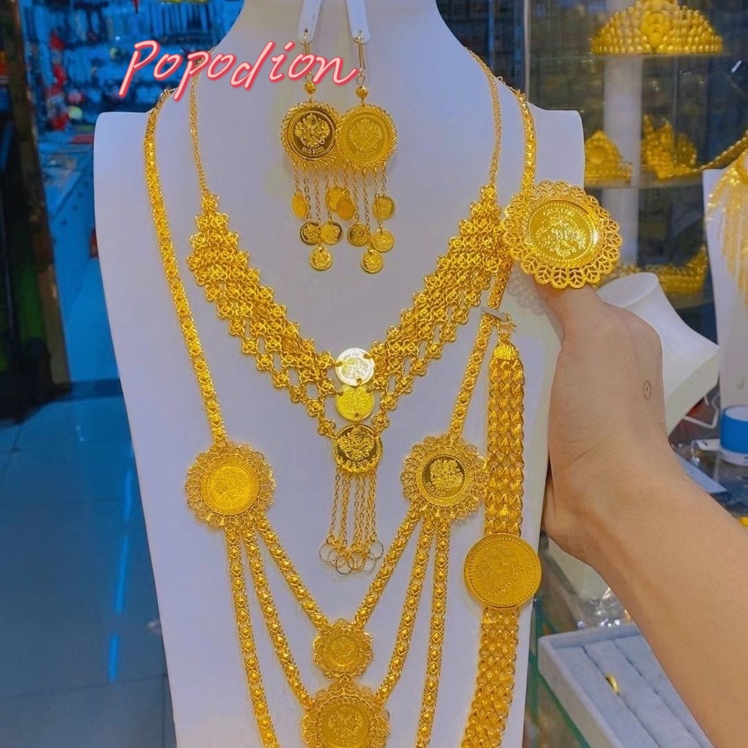 Popodion New Dubai 24K placcat - Women'S Fashion Rings Gold recensione e prezzo