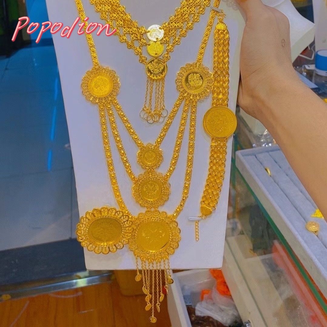 Popodion New Dubai 24K placcat - Women'S Fashion Rings Gold recensione e prezzo