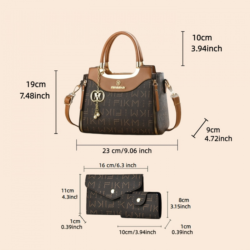 Set di 3 borse di lusso legger - Women Fashion Handbags recensione e prezzo
