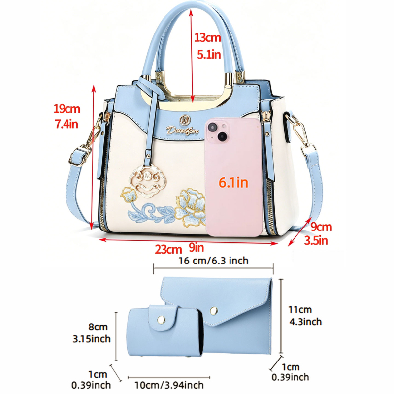 Set di 3 borse ricamate di alt - Women Fashion Handbags recensione e prezzo