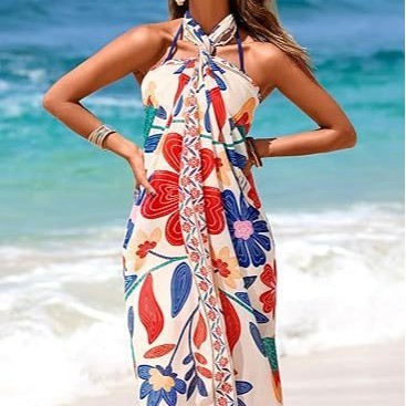Pareo da Spiaggia Stampato per - Printed Wrap Skirt recensione e prezzo