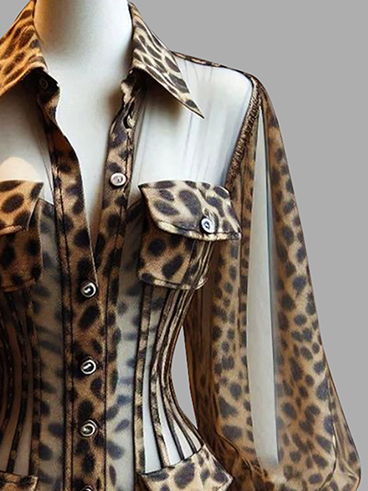 Camicetta da donna a stampa le - Corset Top Boned recensione e prezzo