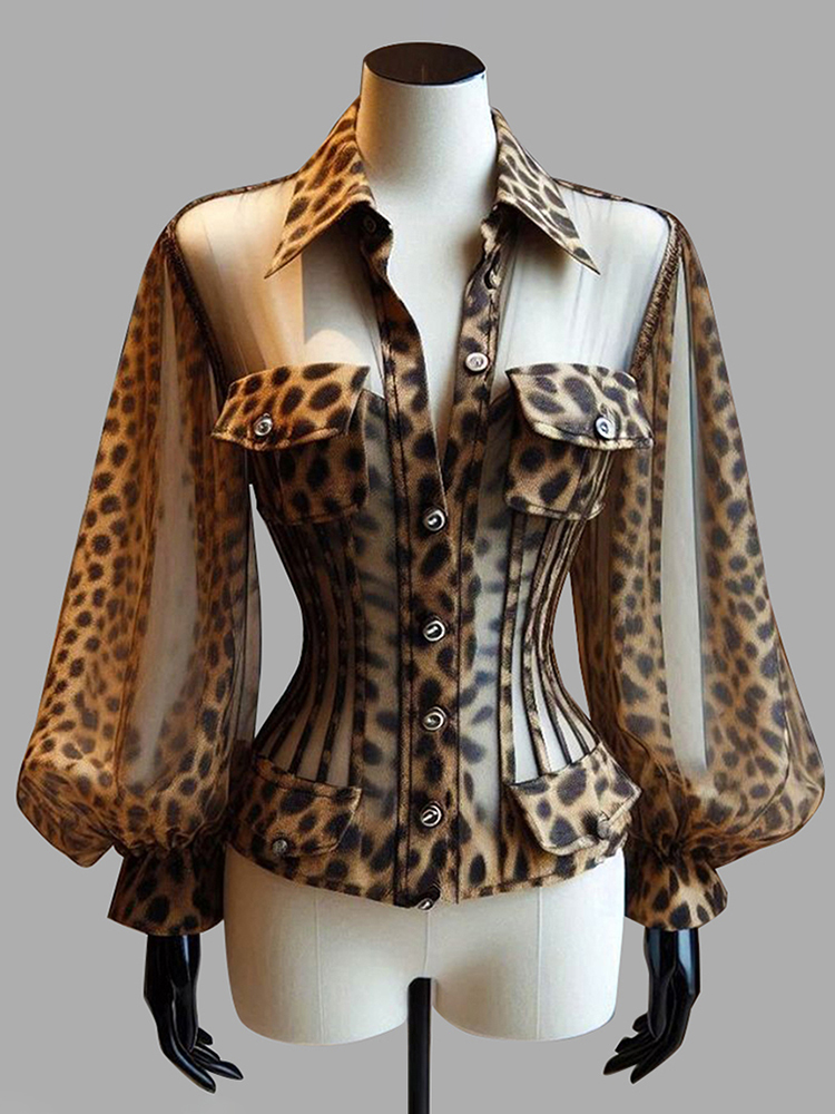 Camicetta da donna a stampa le - Corset Top Boned recensione e prezzo