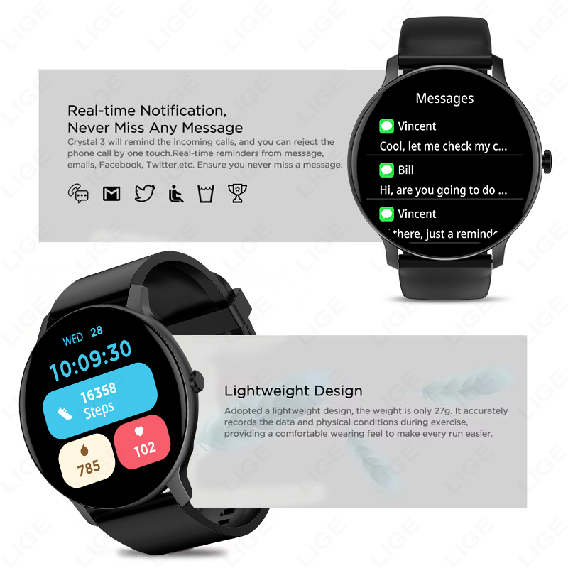 LIGE 2026 NUOVO Smartwatch da  - Women Fashion Week 2026 recensione e prezzo