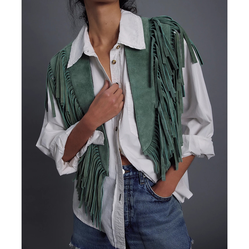 Gilet Vintage Y2k in Camoscio  - Women'S Fashion Of The 70S recensione e prezzo