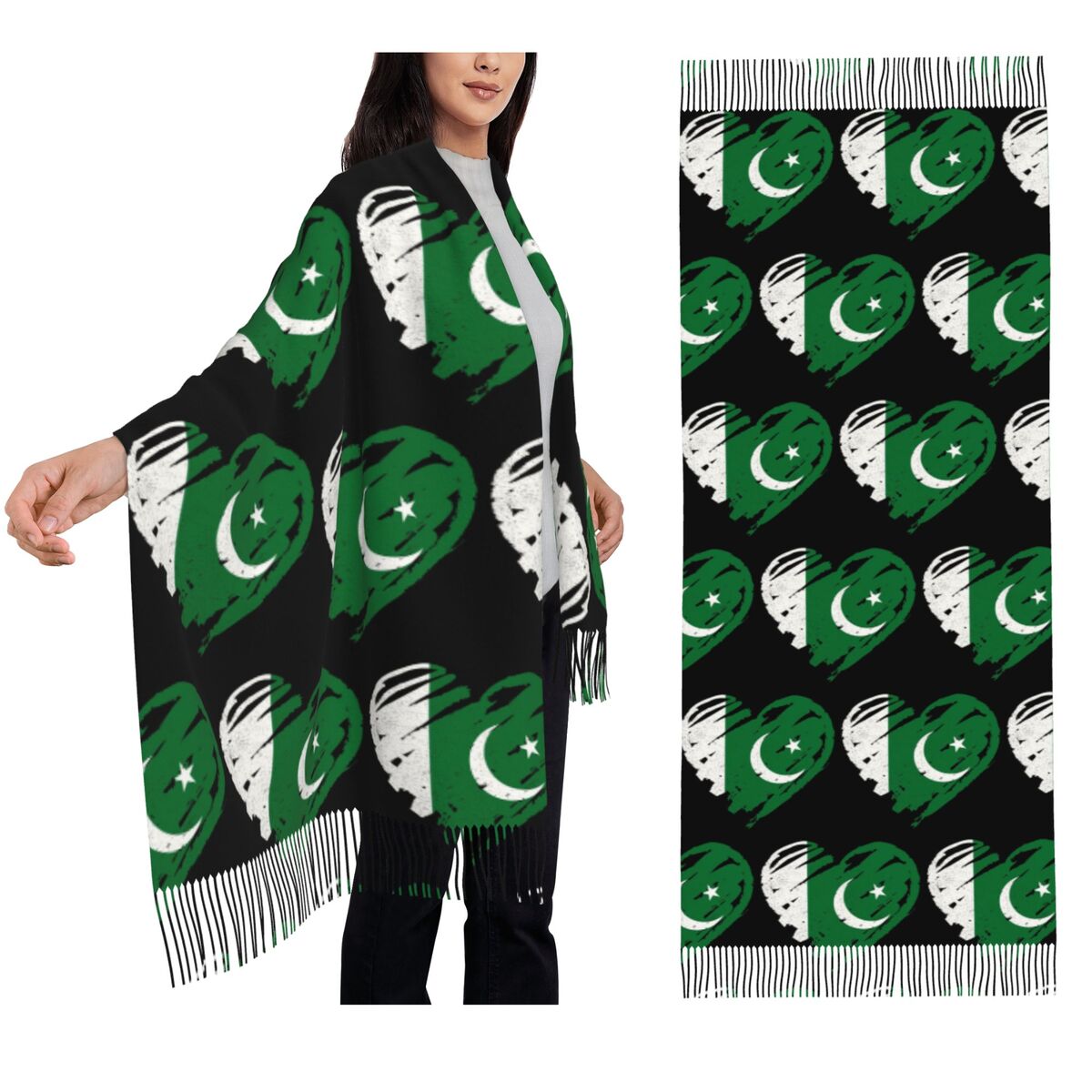 Amo la bandiera pakistana Scia - Women Fashion Pakistan recensione e prezzo