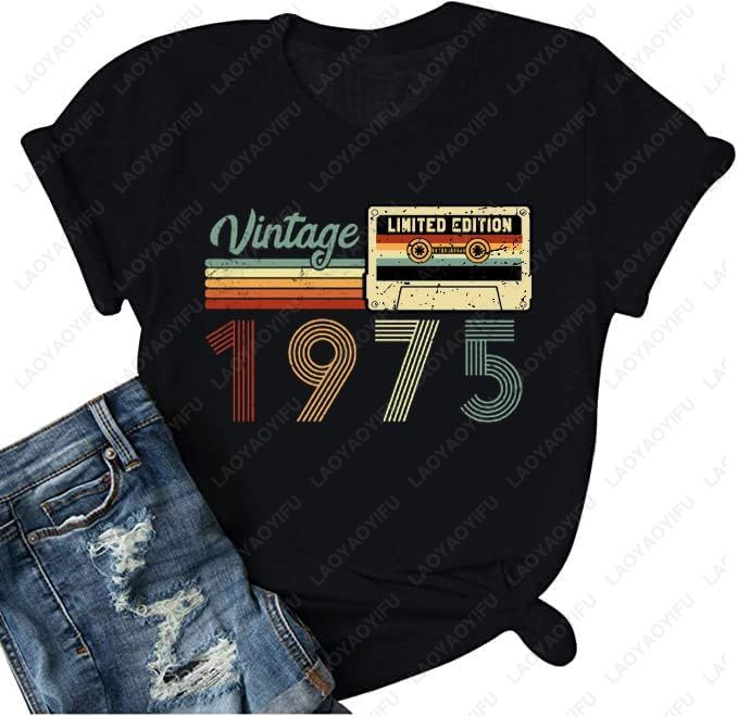 T-shirt vintage del 1975 per l - Women'S Fashion Of The 70S recensione e prezzo