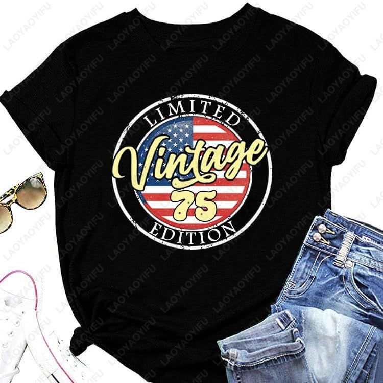 T-shirt vintage del 1975 per l - Women'S Fashion Of The 70S recensione e prezzo