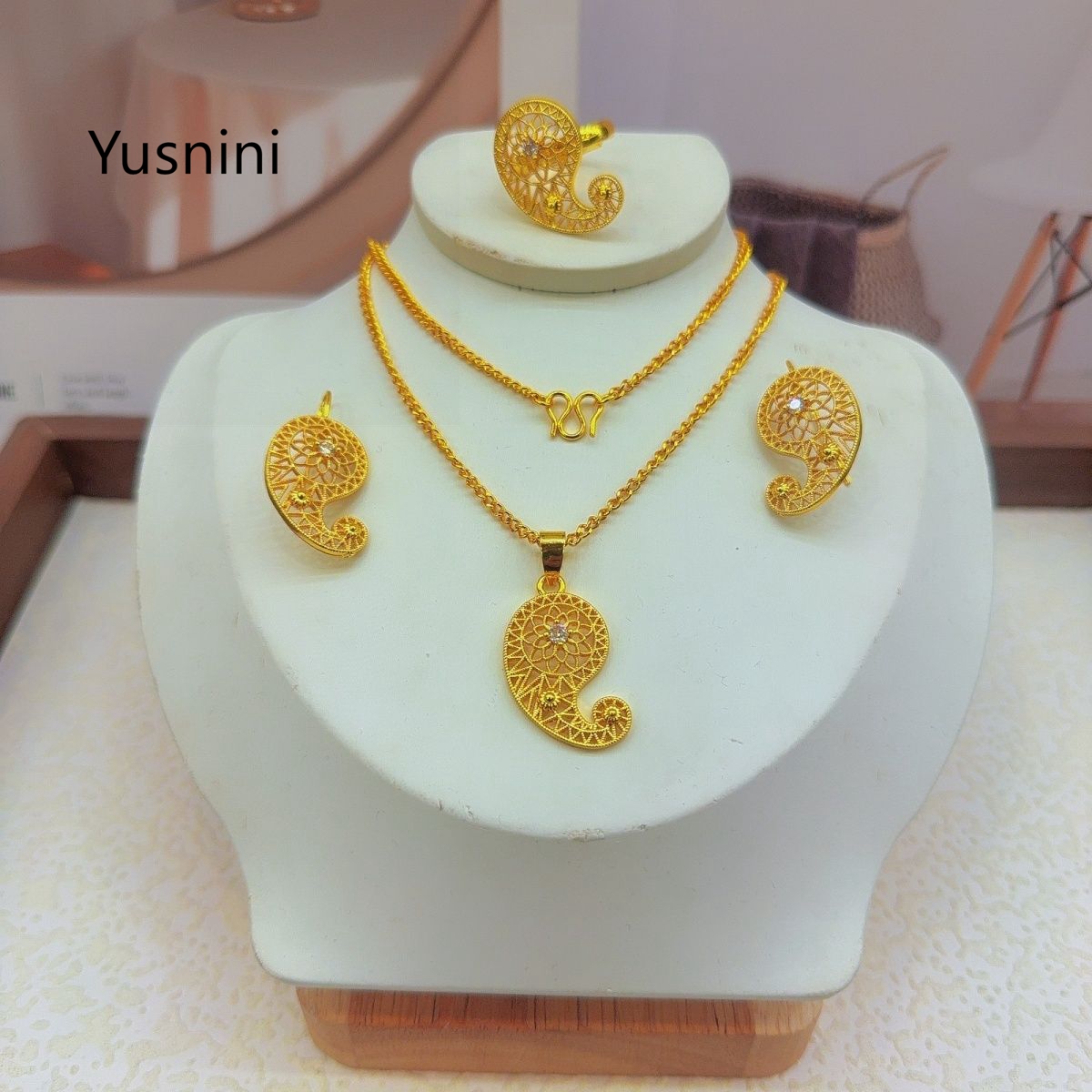 Nuovo Set di Gioielli di Lusso - Women'S Fashion Rings Gold recensione e prezzo