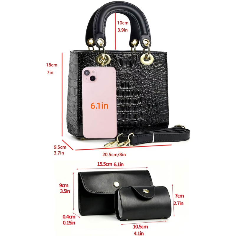 Set di 3 borse da donna, picco - Women Fashion Handbags recensione e prezzo