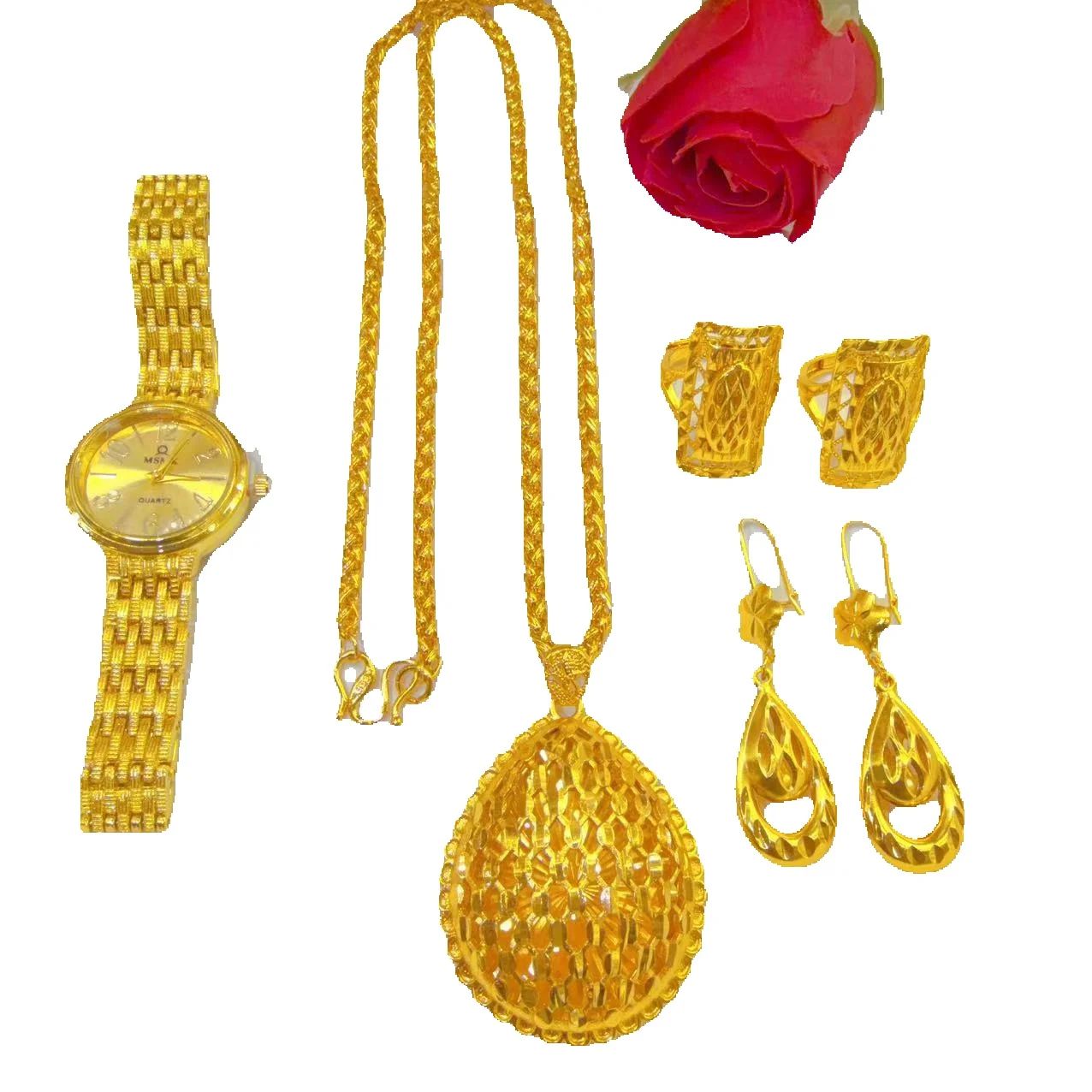 Nuovo set di gioielli di lusso - Women'S Fashion Rings Gold recensione e prezzo