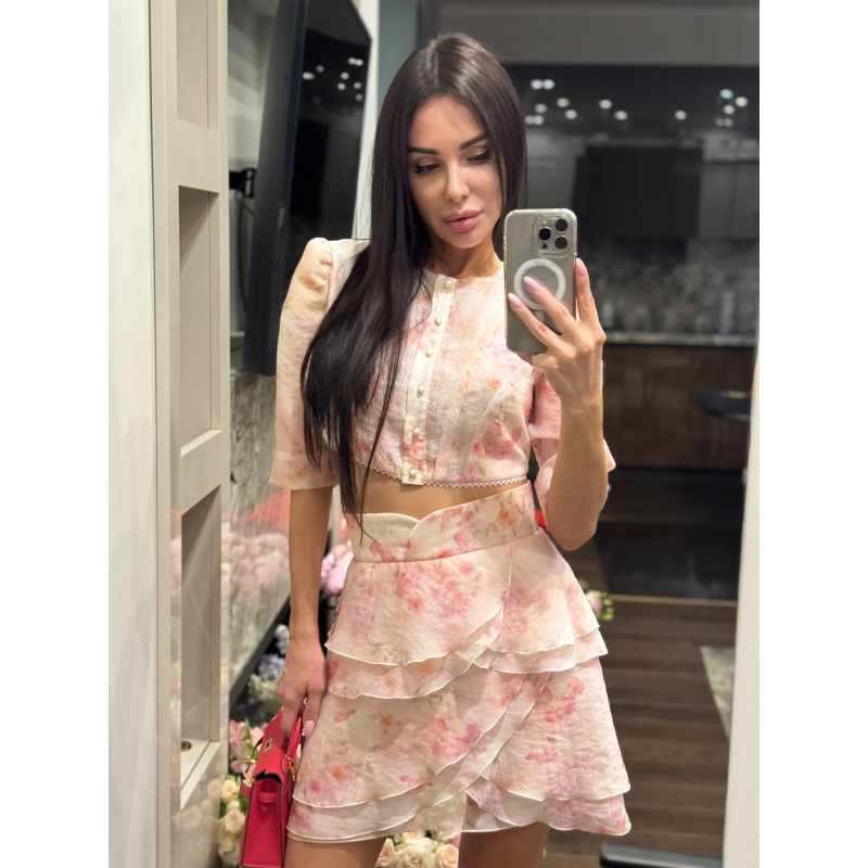 Set Coordinato con Stampa Flor - Printed Wrap Skirt recensione e prezzo
