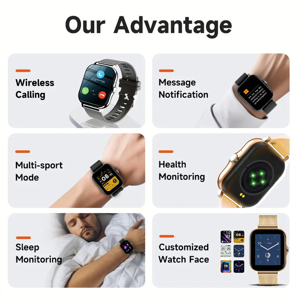 Smart Watch per Android IOS Or - Women Fashion Zone recensione e prezzo