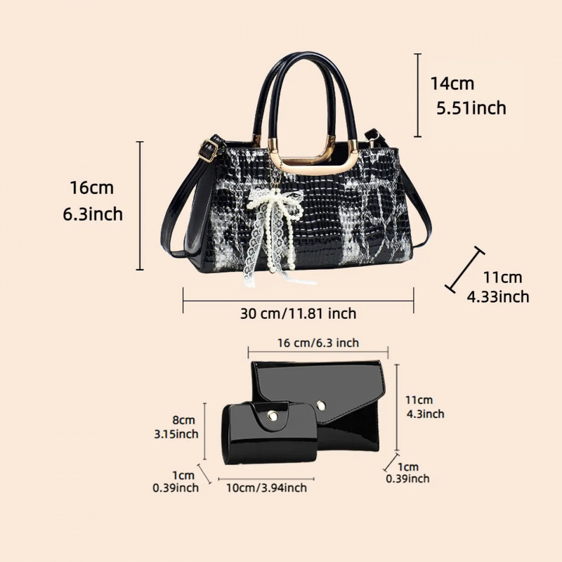Set di Borse da Donna, Pochett - Crossbody Bag Women recensione e prezzo