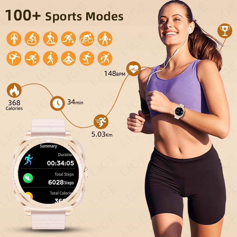 LIGE 2 in 1 Auricolari TWS Sma - Women Fashion Week 2026 recensione e prezzo
