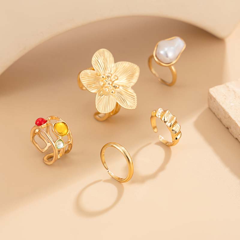 Set di Anelli per Piedi Regola - Women'S Fashion Rings Gold recensione e prezzo