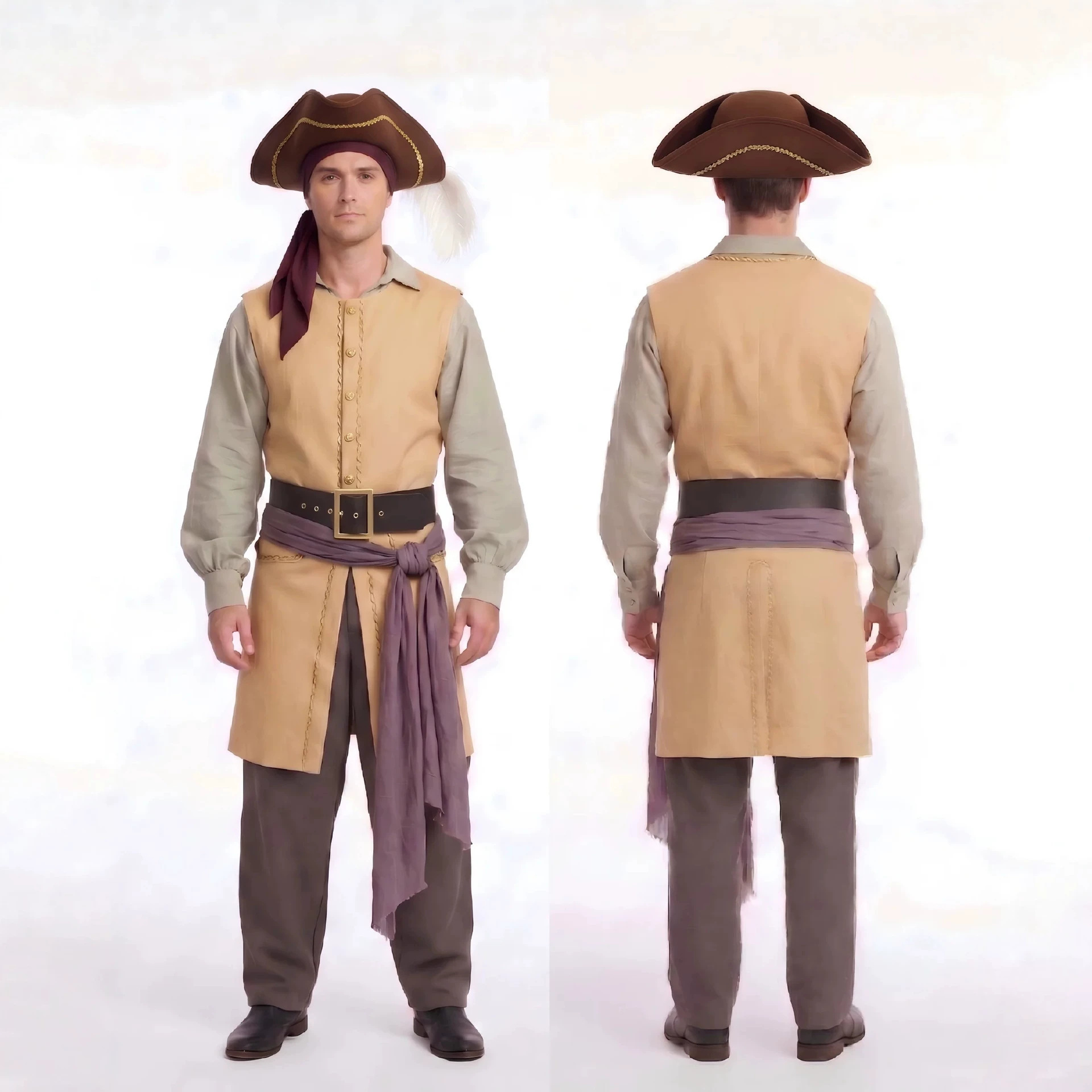Costume da Pirata Captain Clar - Belted Shirt Dress recensione e prezzo