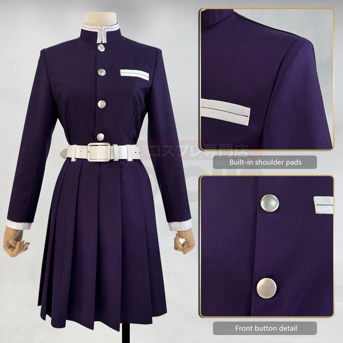 HOLOUN Costume Cosplay Anime T - Belted Shirt Dress recensione e prezzo